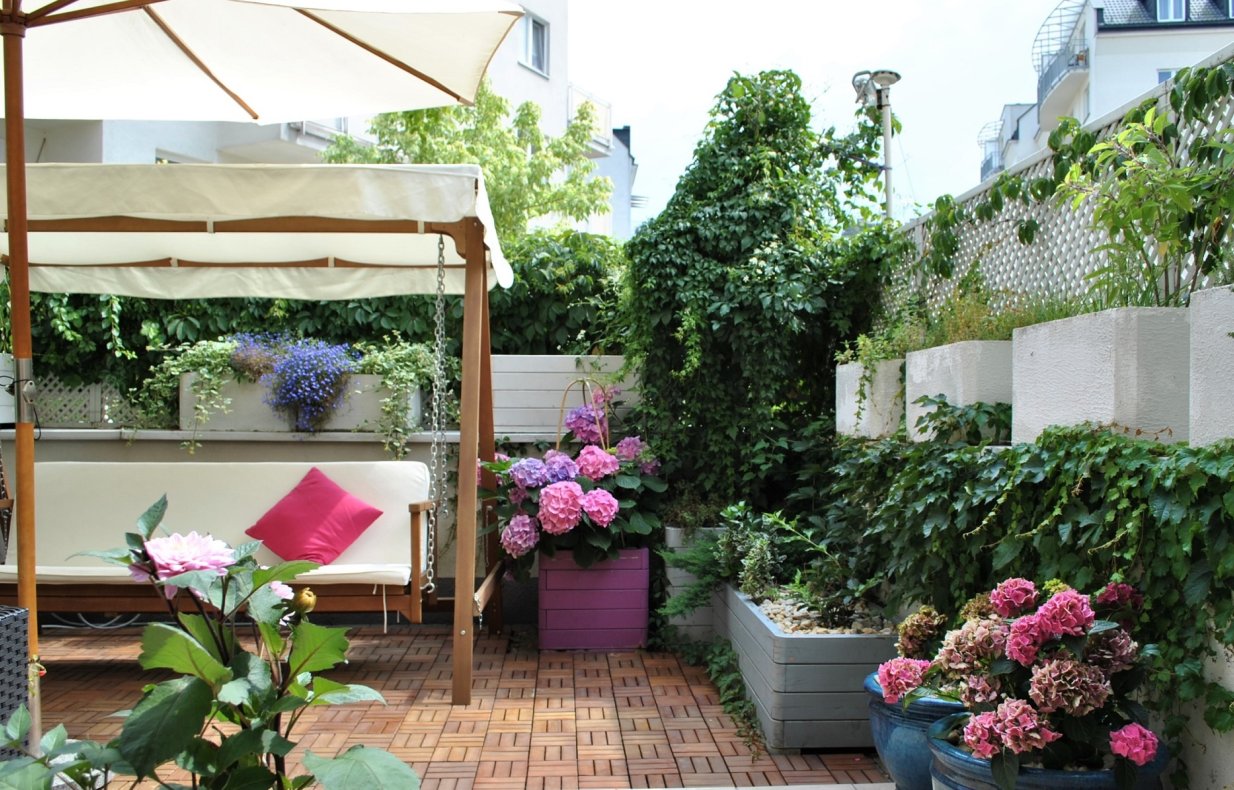 kącik wypoczynkowy na Kabatach