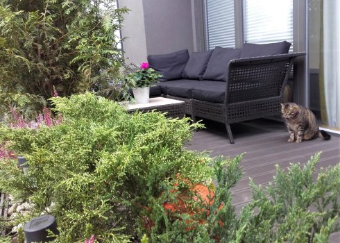 duży balkon rodzinny