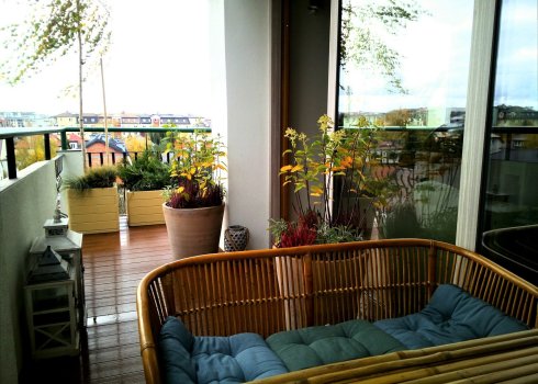 balkon łatwy w utrzymaniu
