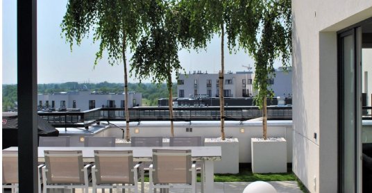 Aranżacja balkonów, tarasów i dachów